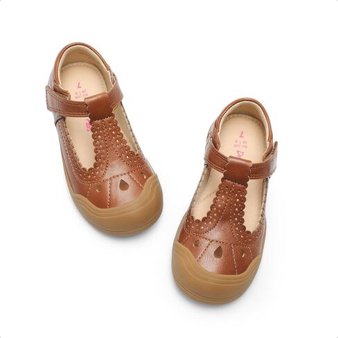 DREAM PAIRS Toddler Little Girls Mary Jane School Uniform Dress Shoes T-Strap Ballet Flats in Saudi Arabia