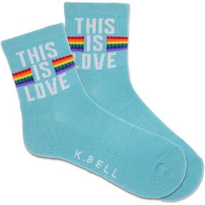 جوارب K. Bell Socks النسائية Fun Pride Crew - زوج واحد - هدايا عصرية رائعة ومميزة in Kuwait