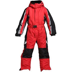 One-Piece Snowsuit Water Resistant Windproof Taslon Reflective for Kids/Boys, Girls