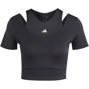 adidas Women's High Intensity Aeroready Cropped Training T-Shirt