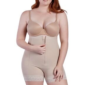 CURVEEZ Shapewear for Women Tummy Control Fajas Colombianas Body Shaper Open Bust Bodysuit for Women Butt Lifter