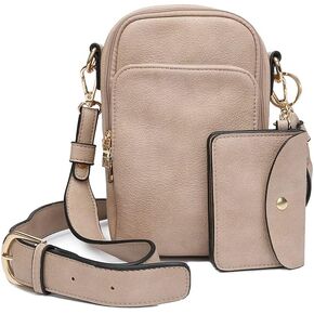 JEN & CO. Parker 3 Compartment Crossbody Bag with Pouch (M2080)
