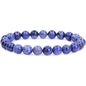 Gem Semi Precious Gemstones 8mm Natural Quartzite Stone Round Beads Crystal Stretch Bracelet 7 Inch Unisex