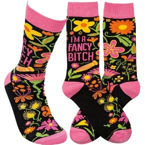 Primitives by Kathy 113080 I'm a Fancy Bitch Socks, Muticolor