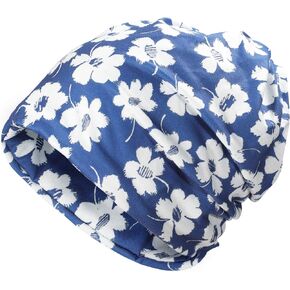 ZLYC Women Fashion Slouchy Beanie Hat for Summer Stretch Infinity Scarf Headwear Skull Cap