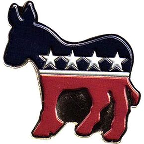 US Flag Store Democrat Lapel Pin