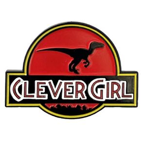 Clever Girl Raptor 1.5" Soft Enamel Pin