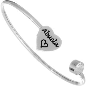 Abuela Bracelet Gifts for Women from Grandchildren Best Grandma In Spanish Mothers Ideas Birthday for New Abuela Bracelet