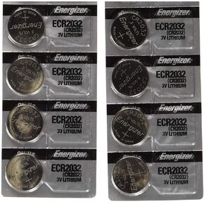 Pack of 8 -- Energizer Cr2032 3v Lithium Coin Cell Battery Dl2032 Ecr2032