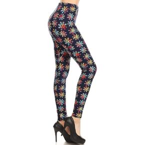 Leggings Depot High Waisted Novelty Christmas Holiday Print Leggings for Women (Available in Plus Size)