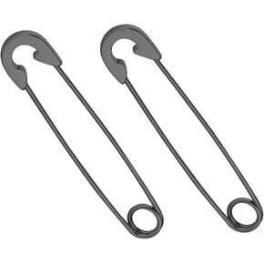 Minimalist Punk Stainless Steel Cartilage Safety Pin Earrings Snap Hoop Earrings for Women Teens Mens Gifts in Kuwait