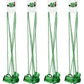 اكسسوارات يوم القديس باتريك زي الجني أعلى قبعة الحمالات شامروك الخرز قلادة القوس التعادل الشمس الوشم عيد القديس باتريك الملحقات in Kuwait