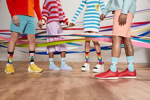 جوارب K. Bell Socks النسائية Fun Pride Crew - زوج واحد - هدايا عصرية رائعة ومميزة in Kuwait