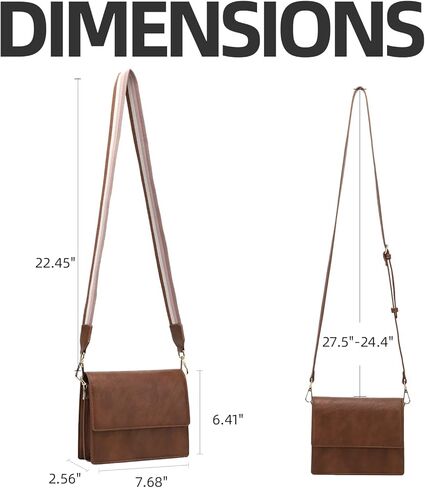 KouLi Buir Crossbody Purses for Women Shoulder Bags Vegan Leather Purse and Handbag in Kuwait