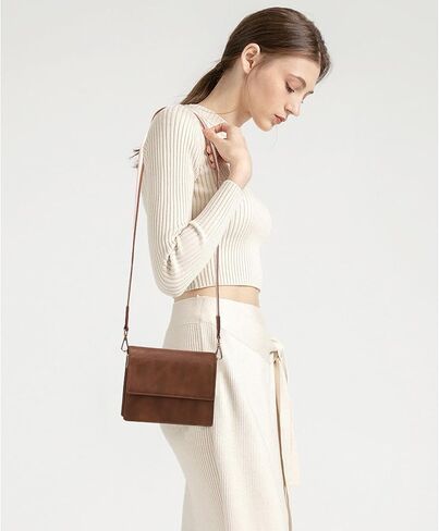 KouLi Buir Crossbody Purses for Women Shoulder Bags Vegan Leather Purse and Handbag in Kuwait
