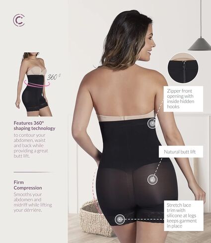 CURVEEZ Shapewear for Women Tummy Control Fajas Colombianas Body Shaper Open Bust Bodysuit for Women Butt Lifter in Saudi Arabia