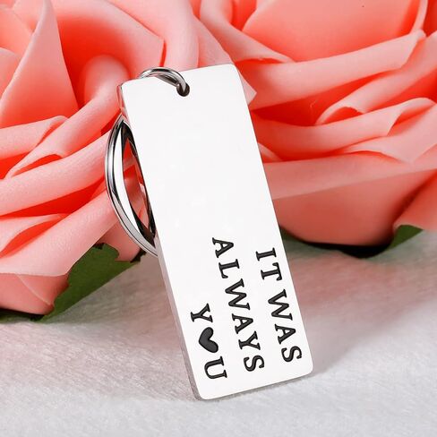 Love Note Keychain Gifts for Him Her Husband Boyfriend Anniversary Birthday Gifts Wife Girlfriend Valentines Engagement Wedding Deployment Gifts for Fiance Bride Groom Long Distance Couple Men Women in Saudi Arabia