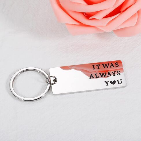Love Note Keychain Gifts for Him Her Husband Boyfriend Anniversary Birthday Gifts Wife Girlfriend Valentines Engagement Wedding Deployment Gifts for Fiance Bride Groom Long Distance Couple Men Women in Saudi Arabia