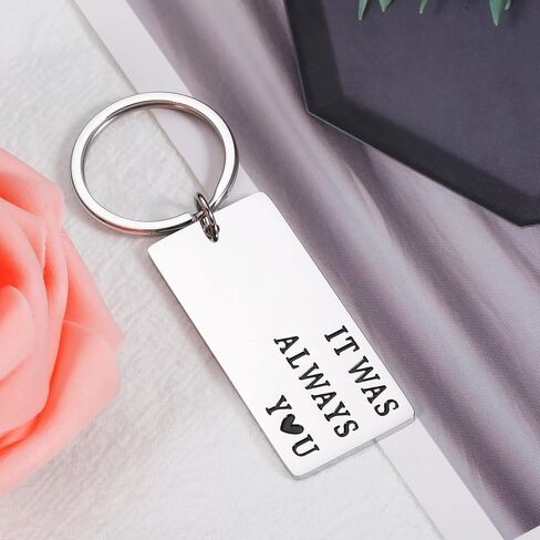 Love Note Keychain Gifts for Him Her Husband Boyfriend Anniversary Birthday Gifts Wife Girlfriend Valentines Engagement Wedding Deployment Gifts for Fiance Bride Groom Long Distance Couple Men Women in Saudi Arabia