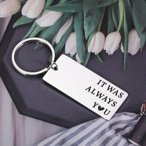 Love Note Keychain Gifts for Him Her Husband Boyfriend Anniversary Birthday Gifts Wife Girlfriend Valentines Engagement Wedding Deployment Gifts for Fiance Bride Groom Long Distance Couple Men Women in Saudi Arabia