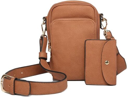 JEN & CO. Parker 3 Compartment Crossbody Bag with Pouch (M2080) in Saudi Arabia