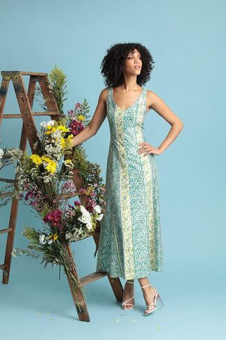 Maggy London Women's V-Neck Slip Dress Maxi in Saudi Arabia