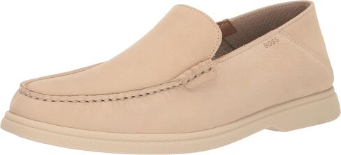 BOSS Men's Nubuck Leather Moccasin Loafer Driving Style in Saudi Arabia