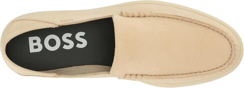 BOSS Men's Nubuck Leather Moccasin Loafer Driving Style in Saudi Arabia