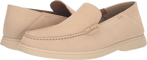 BOSS Men's Nubuck Leather Moccasin Loafer Driving Style in Saudi Arabia