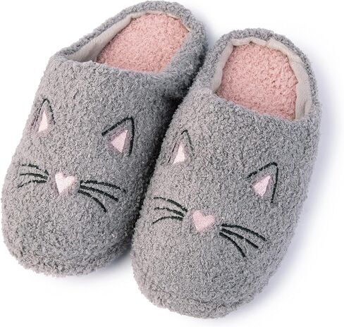 Handcraft Softee Ladies Aesthetic Slippers, Cozy Slip On Clog Slipper, Soft Rubber Sole Womens House Shoes, Plush Bedroom Clogs in Saudi Arabia