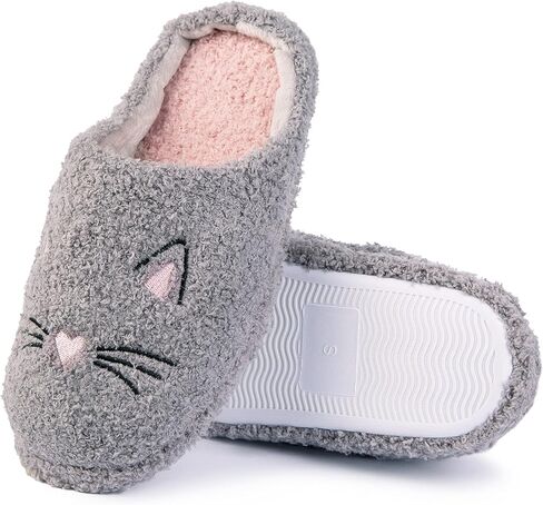 Handcraft Softee Ladies Aesthetic Slippers, Cozy Slip On Clog Slipper, Soft Rubber Sole Womens House Shoes, Plush Bedroom Clogs in Saudi Arabia