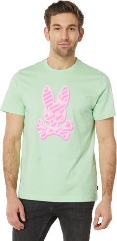 Psycho Bunny Pisani Graphic Tee ICY Mint 2XL (US Men's 8) in Saudi Arabia