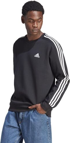 adidas Essentials Fleece 3-Stripes Sweatshirt in Saudi Arabia