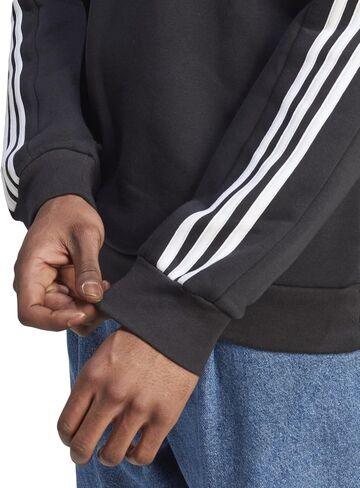 adidas Essentials Fleece 3-Stripes Sweatshirt in Saudi Arabia