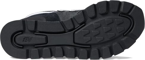 New Balance Classics 574D Rugged Sneakers for Men - Low Top Silhouette and Breathable Textile Lining Black/Red 2 11.5 D - Medium in Saudi Arabia