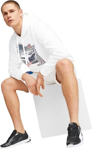PUMA Men's Standard BMW M Motorsport Graphic Hoodie in Saudi Arabia