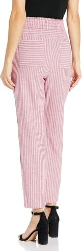 Vince Camuto womens Slim Leg Pull On Drawstring Ticking Stripe Pants Pants in Saudi Arabia