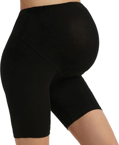 Maternity Shorts for Women Over The Belly Pregnancy Short Leggings Under Dress in Saudi Arabia