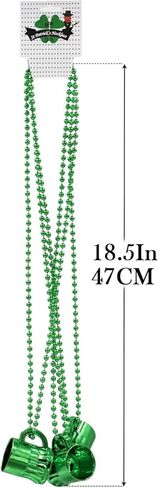 اكسسوارات يوم القديس باتريك زي الجني أعلى قبعة الحمالات شامروك الخرز قلادة القوس التعادل الشمس الوشم عيد القديس باتريك الملحقات in Kuwait