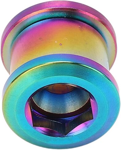 Alomejor Chainring Screws Bolt,5Pcs 6.5mm Alloy Chainring Bolt Chainwheel Screws for Small Wheel Bike(Colorful) in Saudi Arabia