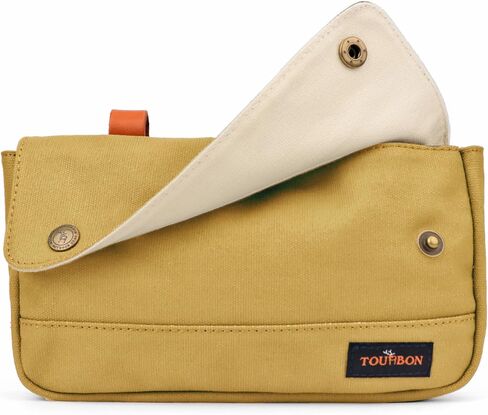 TOURBON Vintage Canvas Bike Panniers Bicycle Handlebar Bag in Saudi Arabia