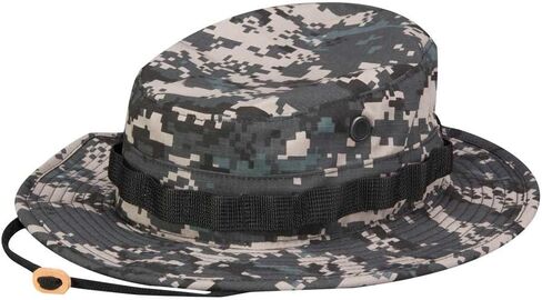 Propper 60/40 Ripstop Boonie Sun Hat for Men, Adjustable Chin Strap, Military Grade, Vent Holes, Cotton / Polyester Ripstop in Saudi Arabia