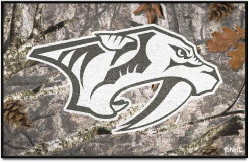 FANMATS 34491 NHL - Nashville Predators Camo Starter Mat Accent Rug - 19in. x 30in.| Sports Fan Home Decor Rug and Tailgating Mat in Saudi Arabia