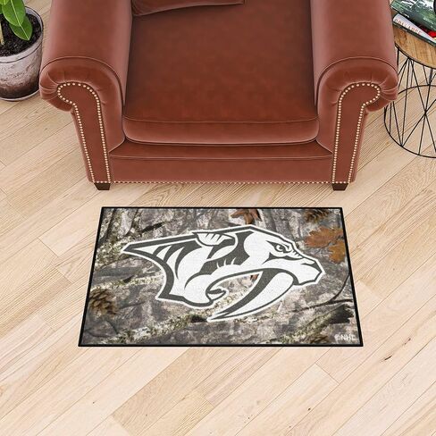 FANMATS 34491 NHL - Nashville Predators Camo Starter Mat Accent Rug - 19in. x 30in.| Sports Fan Home Decor Rug and Tailgating Mat in Saudi Arabia