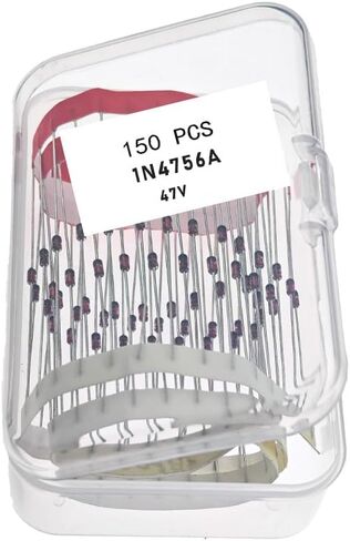 1N4756A, 1N4756a, 47V 1N4756A, 47V 1N4756a, 1N4756A 47V, 1N4756A Diode, Axial Diodes 1 Watt 47 Volt 47V (150 Pcs) in Saudi Arabia
