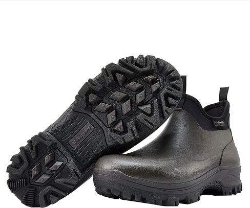 Wildsguard Sludgy 6" 4mm Black | Insulated Waterproof Rubber Ankle Waterproof Shoes for Rain and Mud, Fishing, Hunting in Saudi Arabia