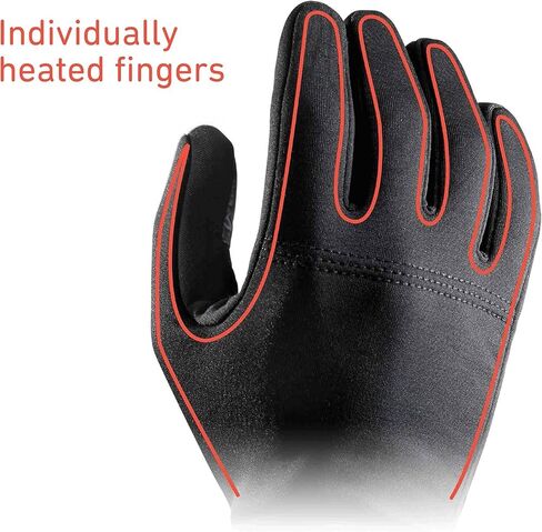 ewool Unisex Heated Glove Liners, Made for Extreme Cold, Touchscreen Compatible, for Winter Sports, Ski, Rechargeable Battery in Saudi Arabia
