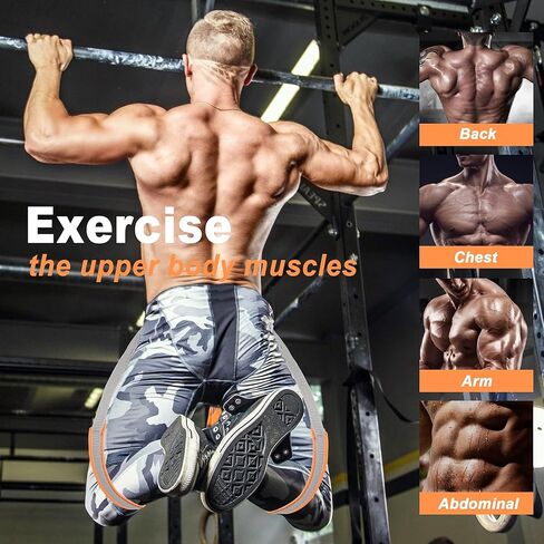 شريط سحب للباب مدمج، شريط سحب خالٍ من الحفر، معدات تدريب القوة قابلة للتعديل بعرض 76.2 سم - 91.48 سم مع آلية القفل، أقصى حمل 880 رطل، غير قابل للانزلاق، تمرين الجزء العلوي من الجسم، صالة الألعاب الرياضية المنزلية in Kuwait