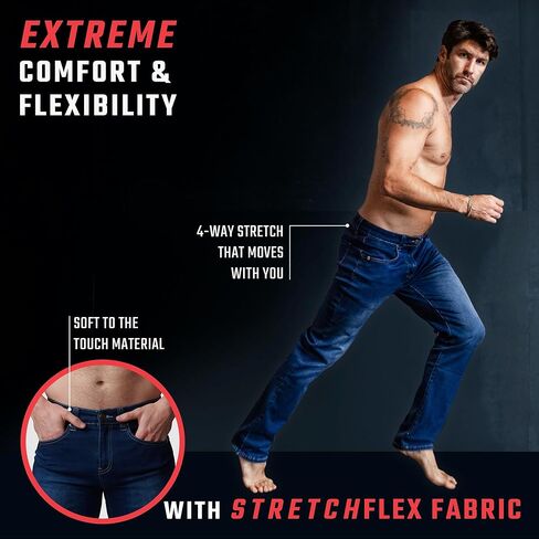 Flex Stretchy Athletic Fit Jean in Kuwait