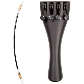 Wittner 1/8 Violin Ultra Composite Tailpiece with 4-tuners and Nylon Tailgut